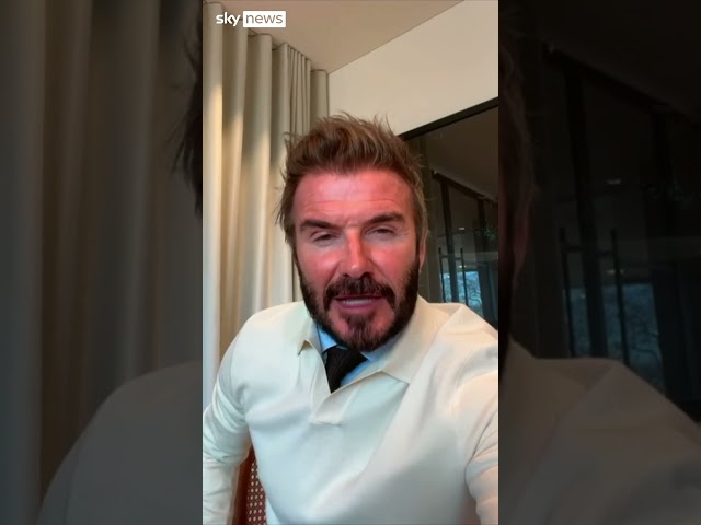 ⁣Beckham backs support group for ex-footballers