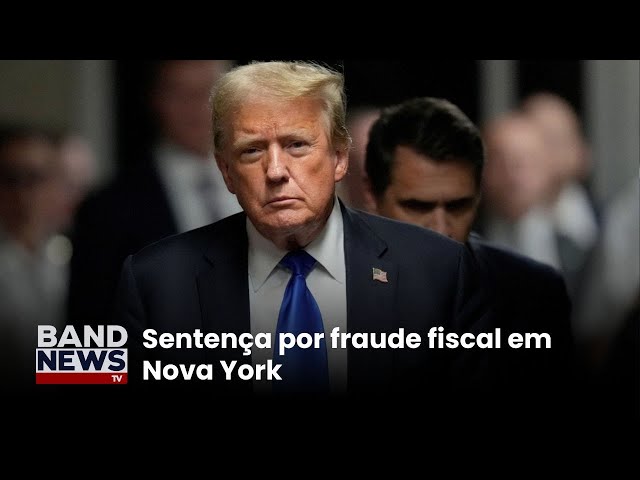 ⁣Justiça decide não prender nem multar Trump por crimes | BandNews TV