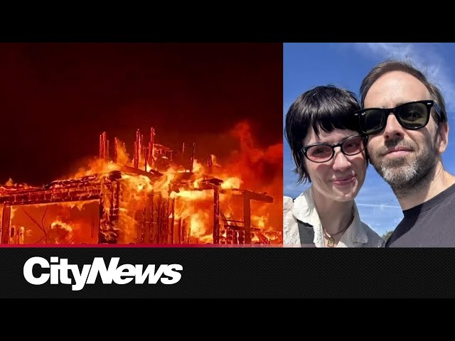 ⁣Loved ones reunite at YVR airport as flights land from fire-torn L.A.