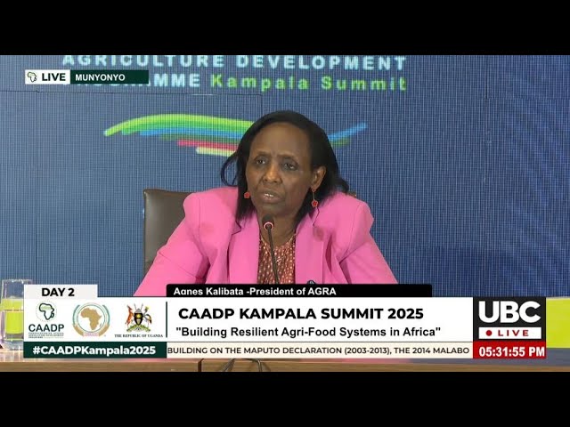 ⁣CAADP SUMMIT PRESSER: AGNES KALIBATA - AGRA PRESIDENT, PRESENTS RESOLUTIONS TO AGRICULTURAL BARRIERS