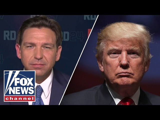 ⁣DeSantis BLASTS media for fire coverage: 'They're trying to pin this on Trump'