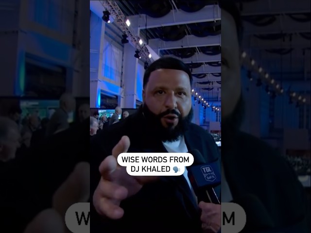 ⁣Wise Words From DJ Khaled 