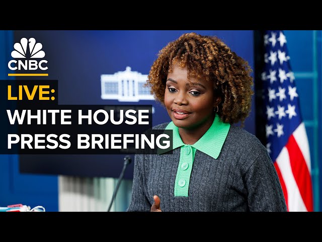 ⁣LIVE: White House press secretary Karine Jean-Pierre holds a briefing with reporters — 1/10/2025