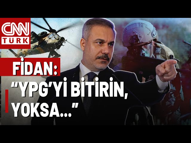 ⁣Fidan O Kadar Net Konuştu Ki... "YPG'yi Bitirin, Yoksa Harekat Yaparız"