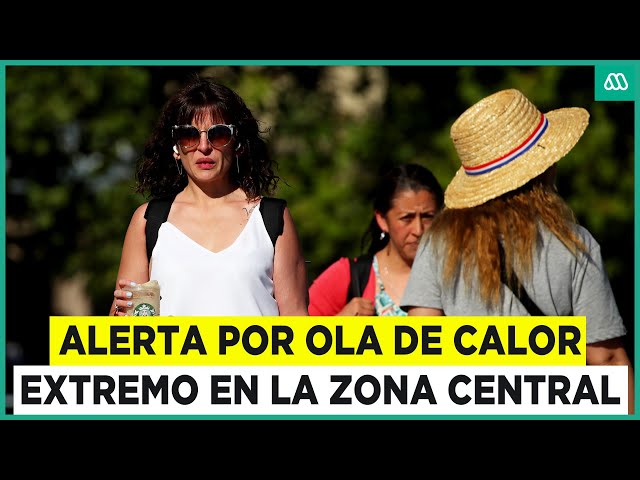 ⁣Comenzó la ola de calor extremo en la RM: Decretan alerta roja