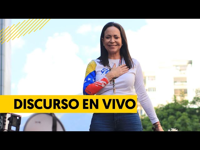 ⁣EN VIVO: Discurso de María Corina Machado tras la toma de posesión de Nicolás Maduro en Venezuela