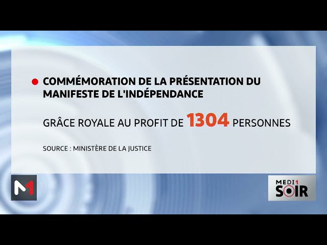 ⁣Manifeste de l'indépendance : Grâce royale au profit de 1304 personnes