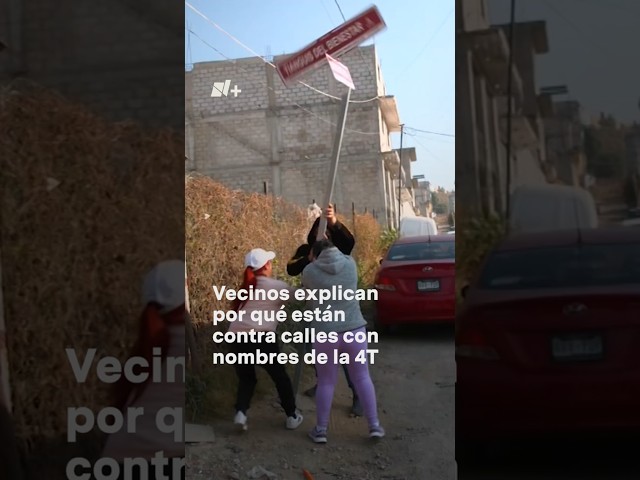 ⁣Calles con nombres de la 4T molestan a vecinos y abogada explica qué problemas tendrán - N+ #Shorts