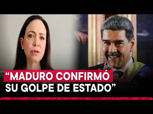 ⁣María Corina Machado brinda detalles sobre su secuestro y condena toma de mando de Maduro