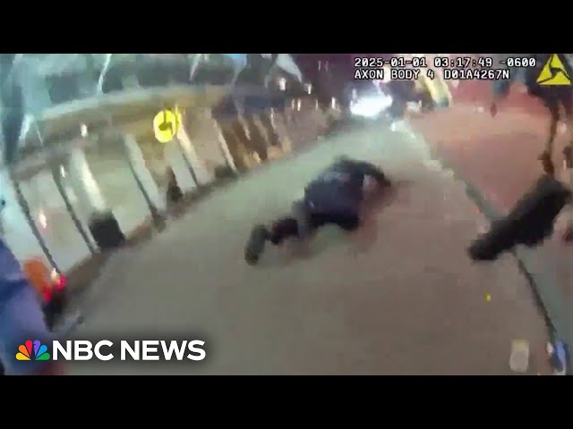 ⁣New Orleans police release bodycam of Bourbon Street attack