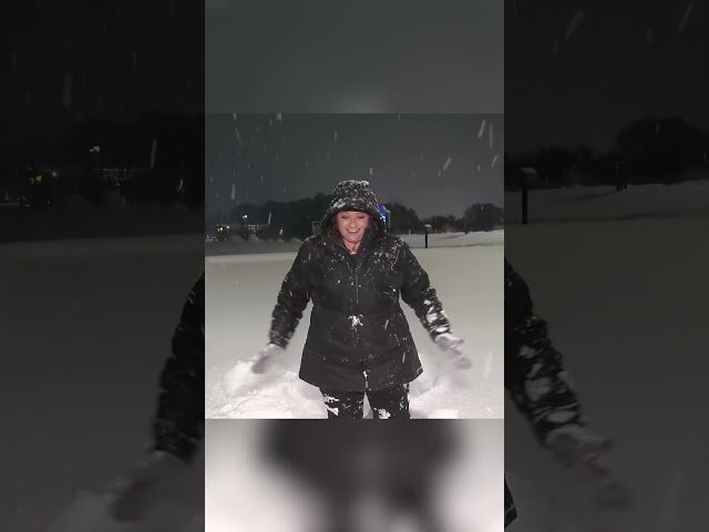 ⁣Is the snow good for snowball fights? | Major winter storm hits Arkansas