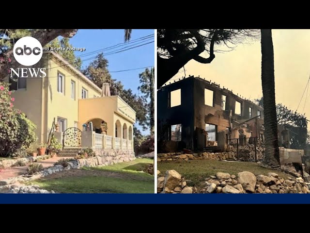 ⁣LA couple reflects on losing their home in California wildfire