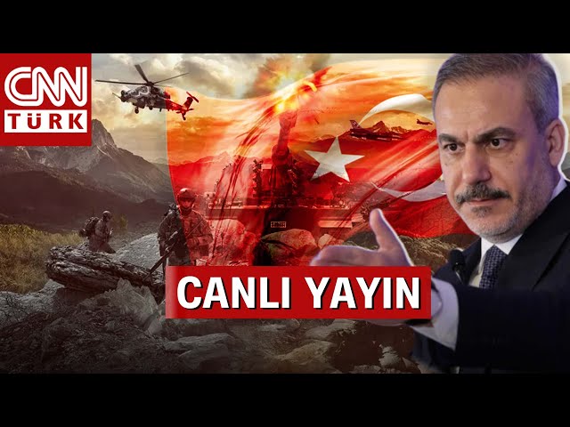 ⁣Hakan Fidan: "Askeri Harekat Yaparız" #CANLI