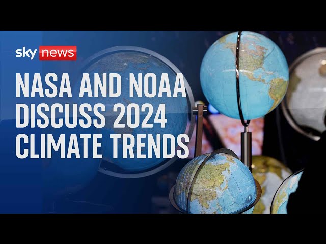 ⁣NASA and NOAA discuss the major climate trends of 2024