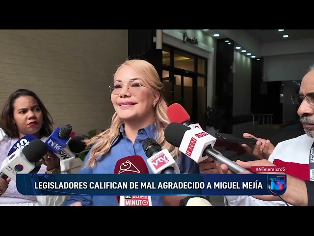 ⁣Legisladores arremeten contra Miguel Mejía