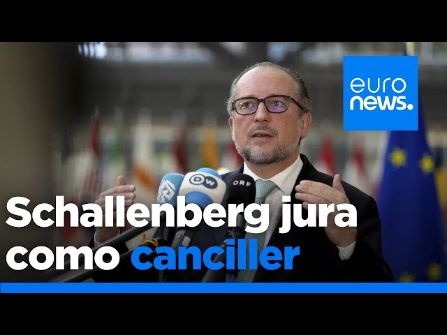 ⁣Schallenberg jura su cargo como canciller interino de Austria tras la dimisión de Nehammer