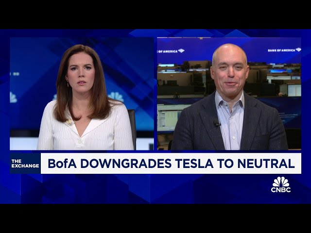 ⁣Tesla: Here's why Bank of America downgraded the stock to neutral