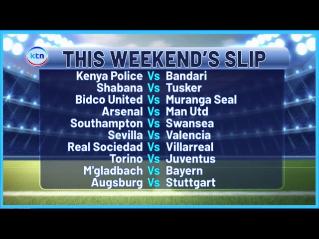 ⁣The weekend's expected matches | The football slip