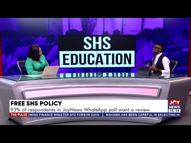 ⁣Free SHS Policy: 93% of respondents in JoyNews WhatsApp poll want a review || The Pulse (10-1-25)