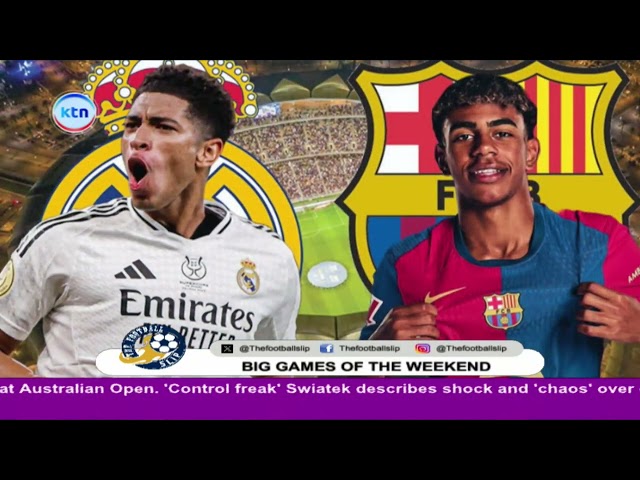 ⁣Big games of the weekend