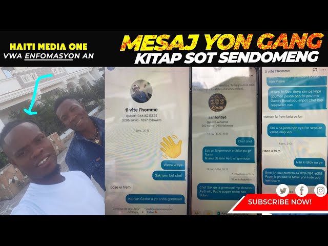 ⁣Mesaj Yon Gang Ki Tap Viv Sendomeng Ki ntre Ayiti, Vre Rezon Yo Arete Magalie Habitant