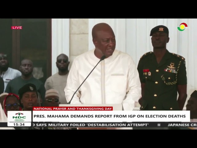 ⁣We are going to amend the holidays act to include an extra holiday on the Eid Al-Fitr - JD Mahama