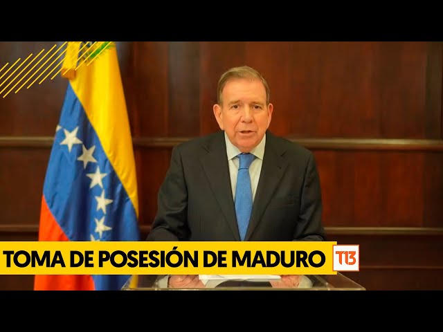 ⁣Declaración de Edmundo González tras toma de posesión de Maduro en Venezuela