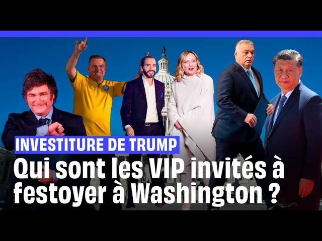 ⁣Investiture de Trump : Qui sont les VIP invités à festoyer à Washington ?