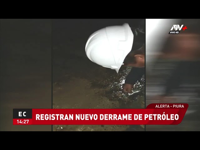 ⁣Piura: Registran nuevo derrame de petróleo