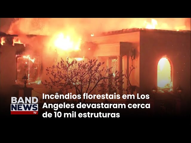 ⁣Diretora do Masterchef foge de incêndio na Califórnia | BandNews TV