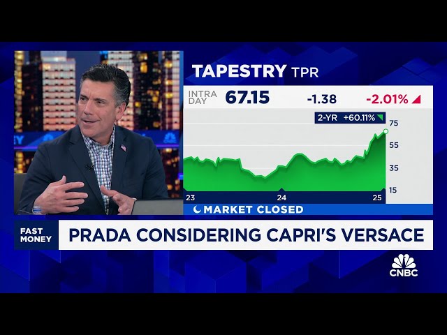 ⁣Prada considering bid for Capri's Versace business