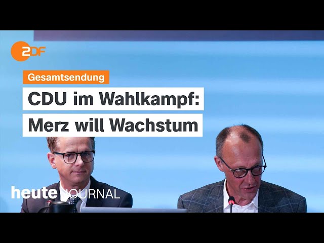 ⁣heute journal vom 10.01.2025 CDU-Klausur, Brände Los Angeles, Maduro in Venezuela vereidigt