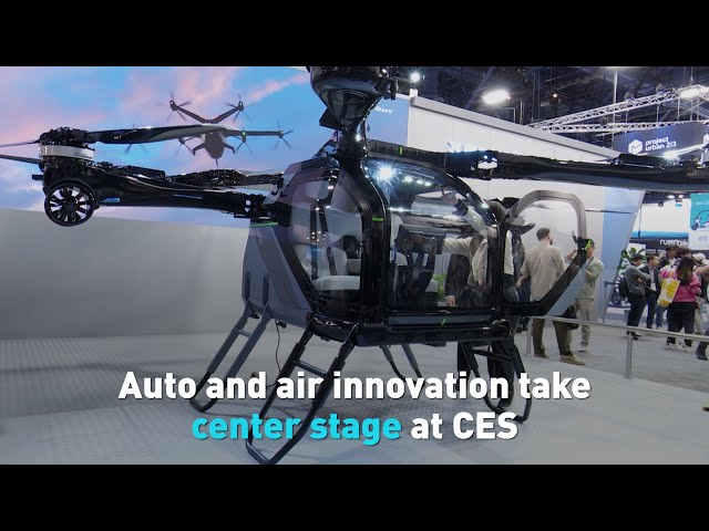 ⁣Auto and air innovation on display at CES