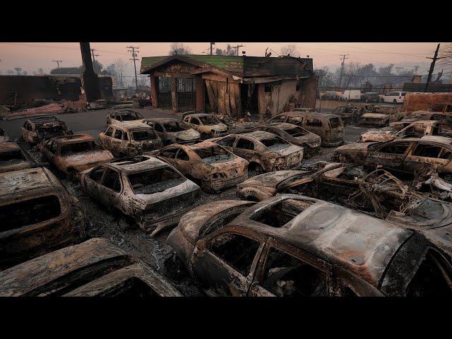 ⁣Death toll climbs to 10 as wildfires continue to ravage Los Angeles