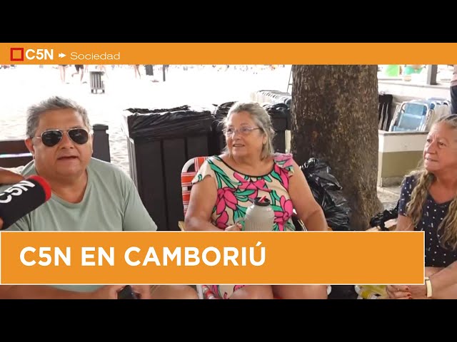 ⁣C5N en BRASIL: AVALANCHA de turistas ARGENTINOS en CAMBORIÚ