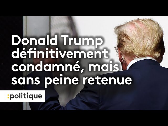 ⁣Donald Trump dispensé de peine malgré sa condamnation