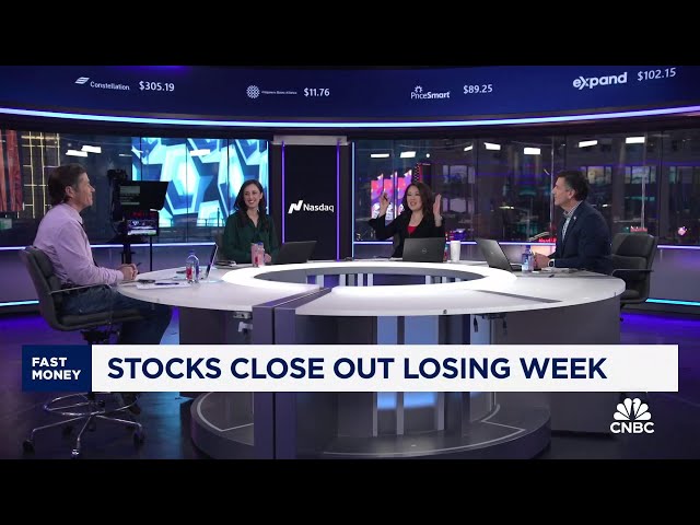 ⁣'Fast Money' traders talk market selloff after jobs report