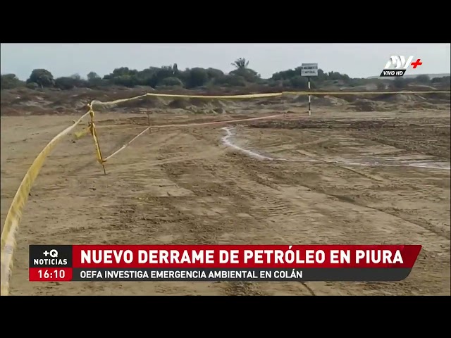 ⁣Piura: OEFA investiga emergencia ambiental en Colán tras nuevo derrame de petróleo