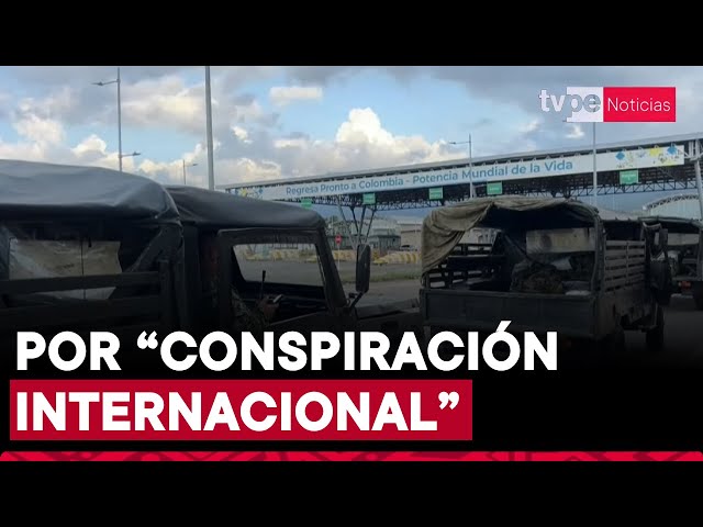 ⁣Venezuela cierra la frontera terrestre y suspende los vuelos con Colombia