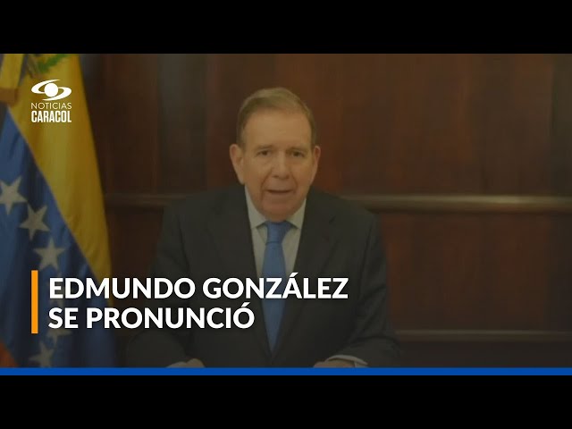 ⁣Pronunciamiento de Edmundo González: “Estoy muy cerca de Venezuela”