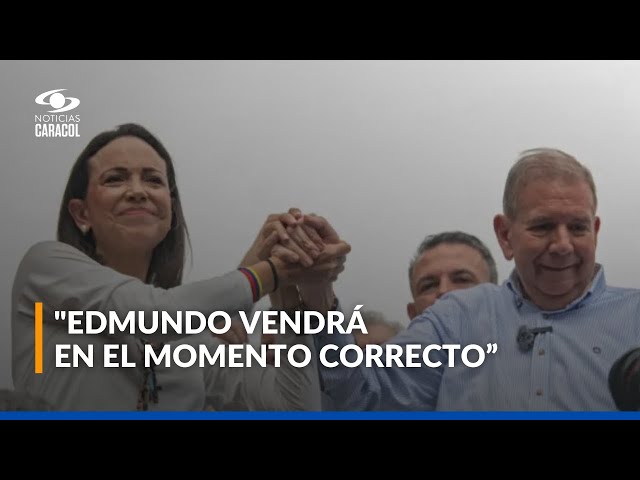 ⁣María Corina Machado confirmó que Edmundo González no viajará a Venezuela