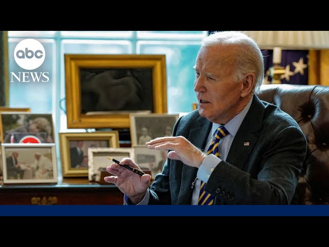 ⁣Biden outlines federal response to California wildfires