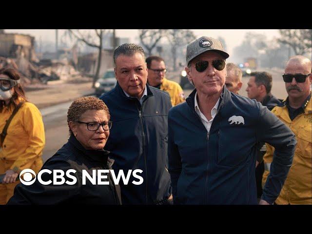 ⁣Elected officials in California facing criticism over wildfire response