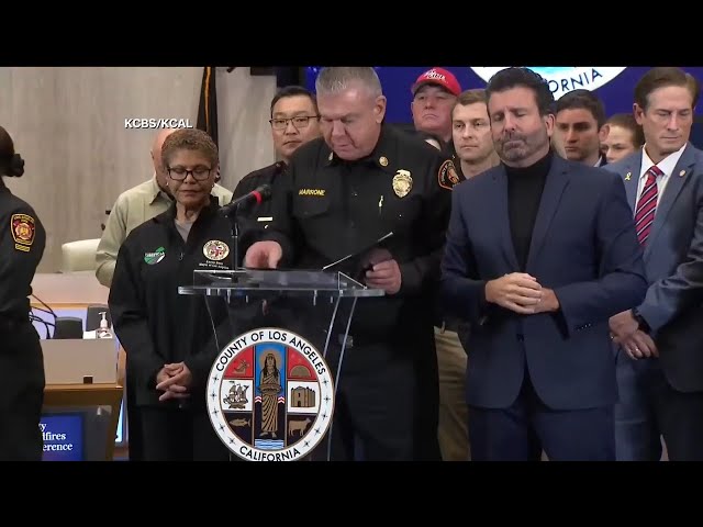 ⁣California state officials unveil details on recovery efforts on January 12