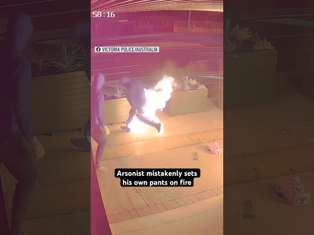 ⁣Arsonist mistakenly set his own pants on fire in Australia