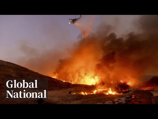 ⁣Global National: Jan. 10, 2025 | Progress made in LA wildfire battle, but strong winds forecast