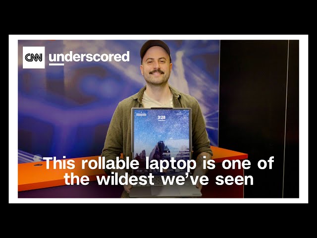 ⁣CES 2025: This rollable laptop is one of the wildest we've seen