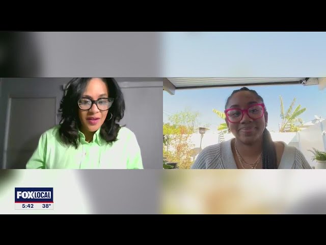 ⁣Reporter gets emotional while reporting on California wildfires affecting her daughter