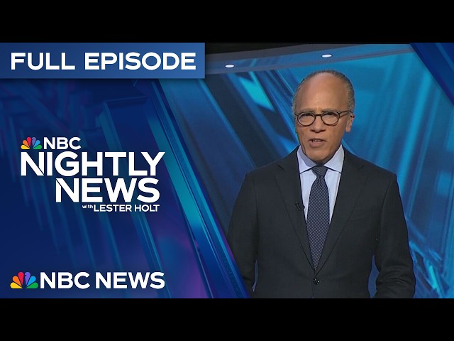 ⁣Nightly News Full Broadcast - Jan. 10