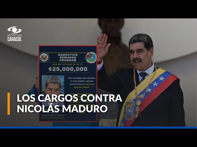 ⁣Estos son los cargos por los que EE.UU. busca a Maduro, autoproclamado presidente de Venezuela